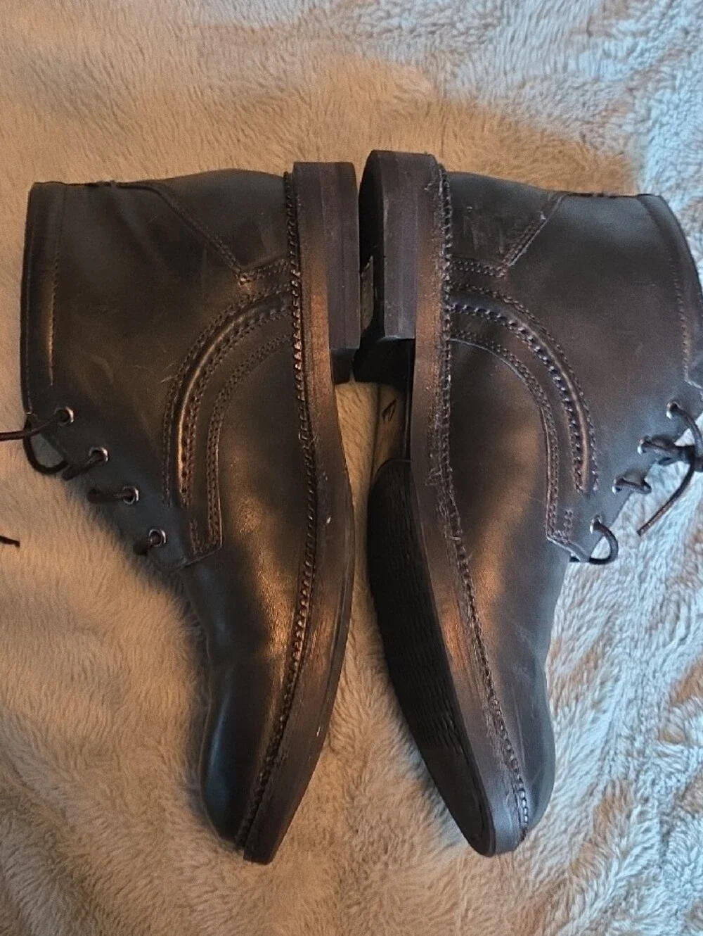 Clarks Men's Brown Leather Chukka Boots